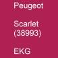 Preview: Peugeot, Scarlet (38993), EKG.